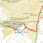 Mapa de l'itinerari per on transcorrerà el carril bici de dos quilòmetres