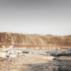Pla general de la recreació de com seria la ciutat NÜWA, a Mart.