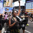 Imagen de la protesta en Nueva York.