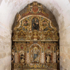 Plano general del retablo de la purísima de la iglesia del Real Monasterio de Santes Creus después de la intervención.