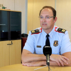El comisario Josep Maria Estela, cabeza|cabo|jefe de la región policial Campo de Tarragona de los Mossos d'Esquadra.