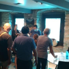 Els assistents a la reunió, al restaurant Entre Copes de la Part Alta de Tarragona.