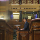 El president del govern espanyol, Pedro Sánchez, al Congrés dels Diputats.