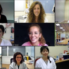 Imagen de profesionales de los servicios de rehabilitación comunitaria de l'HU Instituto Pere Mata que forman el equipo de investigación.