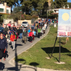 Marcha de vecinos contrarios al proyecto de la Budellera, en el 2017, afectado por la suspensión del POUM.