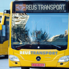 Imagen de unos autobuses urbanos de Reus.
