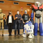 Mary López, Jordi Dies e Ivan Carrasco, a la presentación de ayer.