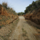 Imagen del estado actual del el Camí de Montbrió.