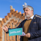 El candidat de Junts per Catalunya, Albert Batet, va reiterar el seu suport a autònoms i pimes.