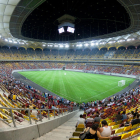 El estadio nacional de Bucarest.
