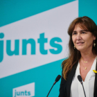 Plano cerrado de la presidenciable de JxCat, Laura Borràs.