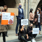 Imatge d'una protesta d'autònoms a Girona.