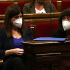 La consellera Gemma Geis al Parlament.