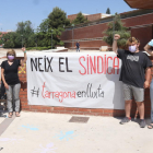 Pla sencer d'alguns dels impulsors del Sindicat d'Habitatge de Tarragona.