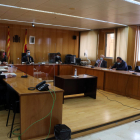 Sala de vistes de l'Audiència de Tarragona on es jutgen els presumptes segrestadors de dos homes a Reus