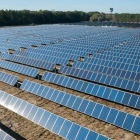 Imagen de archivo de una planta fotovoltaica como la propuesta en Falset.