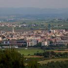 Vista general de Vilafranca del Penedès, desde una montaña próxima.