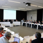 Rreunió de la Comissió Plenària de Protecció Civil, al 112 de Reus, per avaluar el Plaseqta