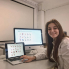 Helena Riu se llevó el premio por un proyecto de diseño de los iconos de la web 'Tria educativa' de la Generalitat.