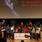 Els participants a la selecció del nom del primer nanosatèl·lit de la Generalitat.