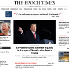 Web en espanyol de The Epoch Times.