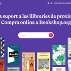 Imatge de la plataforma de venda de llibres Bookshop.org en català.