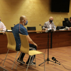 El autor confeso del crimen de la Rambla de Figueres, declarante en la Audiencia de Girona.
