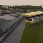 Imatge virtual del projecte de la nova estació de Salou-PortAventura