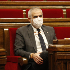 La cabeza|cabo|jefe de la oposición y líder de Cs en el Parlamento, Carlos Carrizosa.