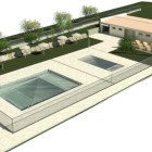 Imatge virtual del projecte de la futura piscina muniicpal de Rodonyà.