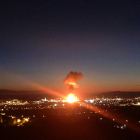 Incendi a la indústria química on hi ha hagut una explosió a la Canonja.