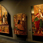 Algunas de las piezas de la Franja expuestas al Museu de Lleida, que el juez ordena a devolver a las parroquias de Basbastre-Montsó.