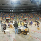 Mesas electorales ubicdes en el interior de en Tarraco Arena Plaça.