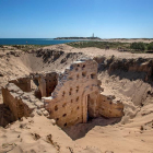 Imatge de les restes de les termes romanes localitzades al Cabo de Trafalgar.