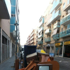 L'últim gran abocament a la via pública de Tarragona, el 14 de gener, al carrer Reial.