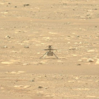 Ingenuity sobre la superficie de Mart.