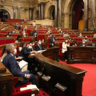 Imagen de archivo del pleno del Parlament de Catalunya.