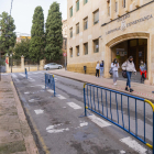 S'ha suprimit temporalment l'aparcament de motos davant el col·legi Lestonnac fins al juny.