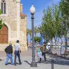 Imatge de la plaça Bisbe Bonet del Serrallo, on se substituiran un total de 13 punts de llum.