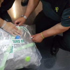 Las sustancias se encontraban en el maletero en el interior de bolsas precintadas al vacío.