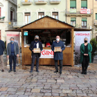 Presentación de la caja de Reus en la plaza del Mercadal.