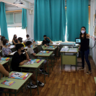 Imagen de archivo de una clase en el Instituto Martí i Franquès de Tarragona del pasado septiembre de 2020.
