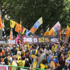 Concentración en Figueres por el acto de ANC y Òmnium.