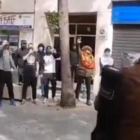 Captura del vídeo on es veu el grup feixista.