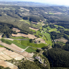 Vista aérea de la zona de Valldossera, que reúne varias urbanizaciones del extremo sudeste del municipio de Querol, en el Alt Camp.