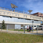 Plano general de la fachada del hospital de Figueres.