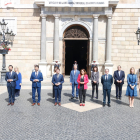 Foto de família del nou Govern de la Generalitat.