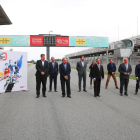 Foto de família de la presentació del Fórmula 1 Aramco Gran Premi d'Espanya 2021 al Circuit de Barcelona - Catalunya.