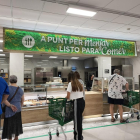 Sección de la comida para llevar.