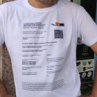 La camiseta con el certificado covid